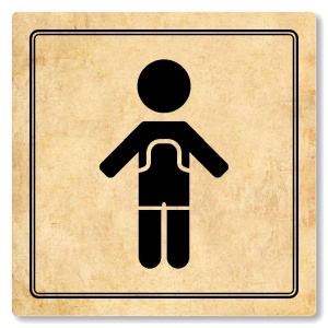 WC chlapci, 80x80mm, pergamen, Utah